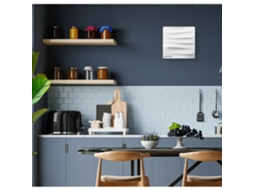VMC 100 mm, Ventilador, Extrator de Ar com Válvula de Retenção, 92 m3/h, Design Moderno e Aparência Estética para Banheiro