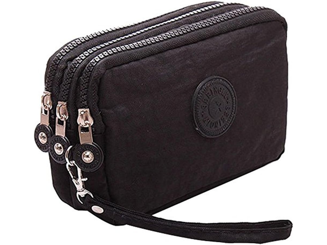 Mala Multifuncional Com 3 Camadas De Fecho - Bolsa De Arrumação - Preto