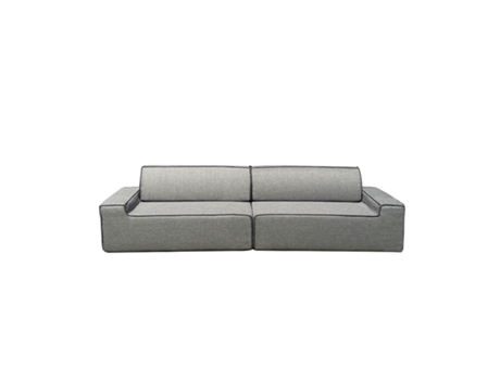 Sofá-cama duplo modular Arko, 240x80 cm, espuma cinza para uso interno e externo com braços K'foam Store