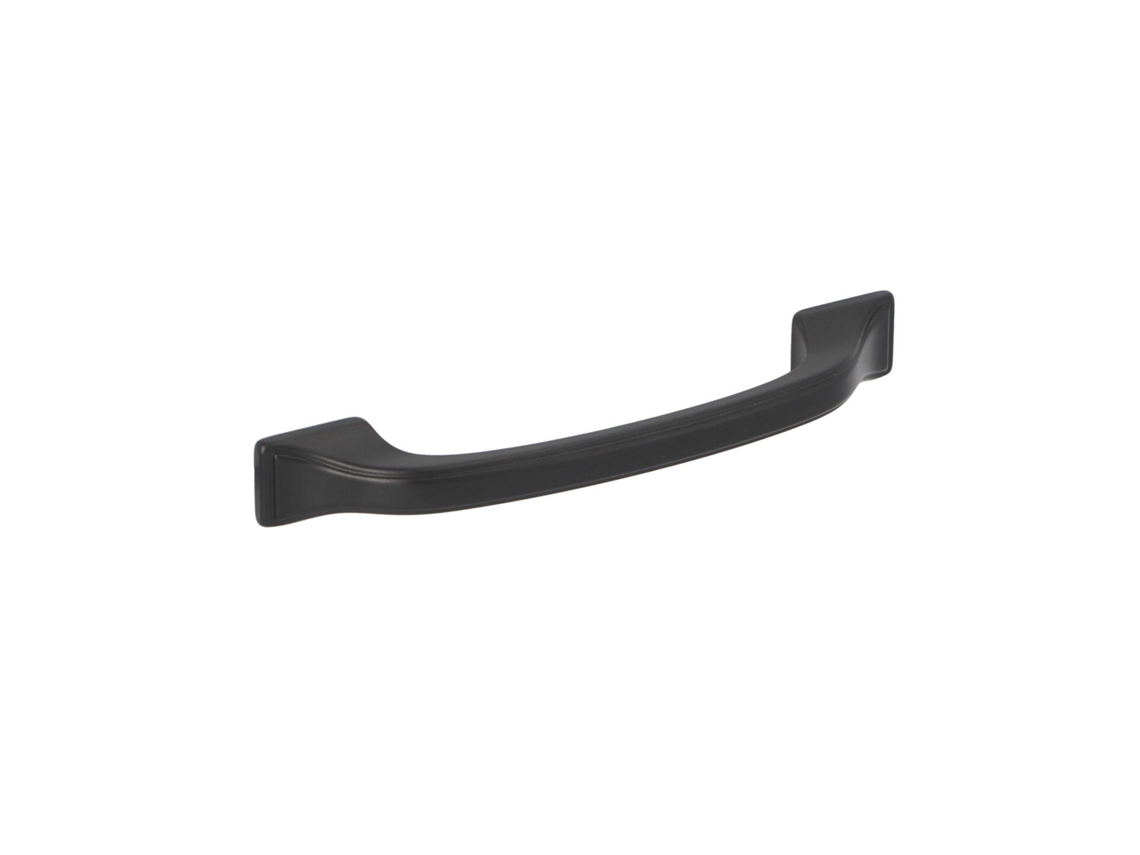 Conjunto de 25 Puxadores HARDWAREXCHANGE em Zamac com 96mm de distância entre eixos, verniz preto mate