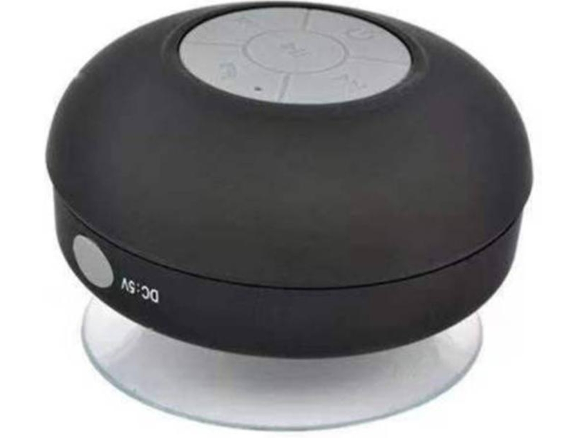Mini Hifi Portátil Com Ducha Impermeável, Piscina, Alto Falante Bluetooth Sem Fio Viva Voz Com Microfone Yizhood (preto)