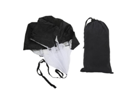Paraquedas De Resistência Para Treinamento De Velocidade Running Sprint Futebol Futebol Basquete Atletismo Preto