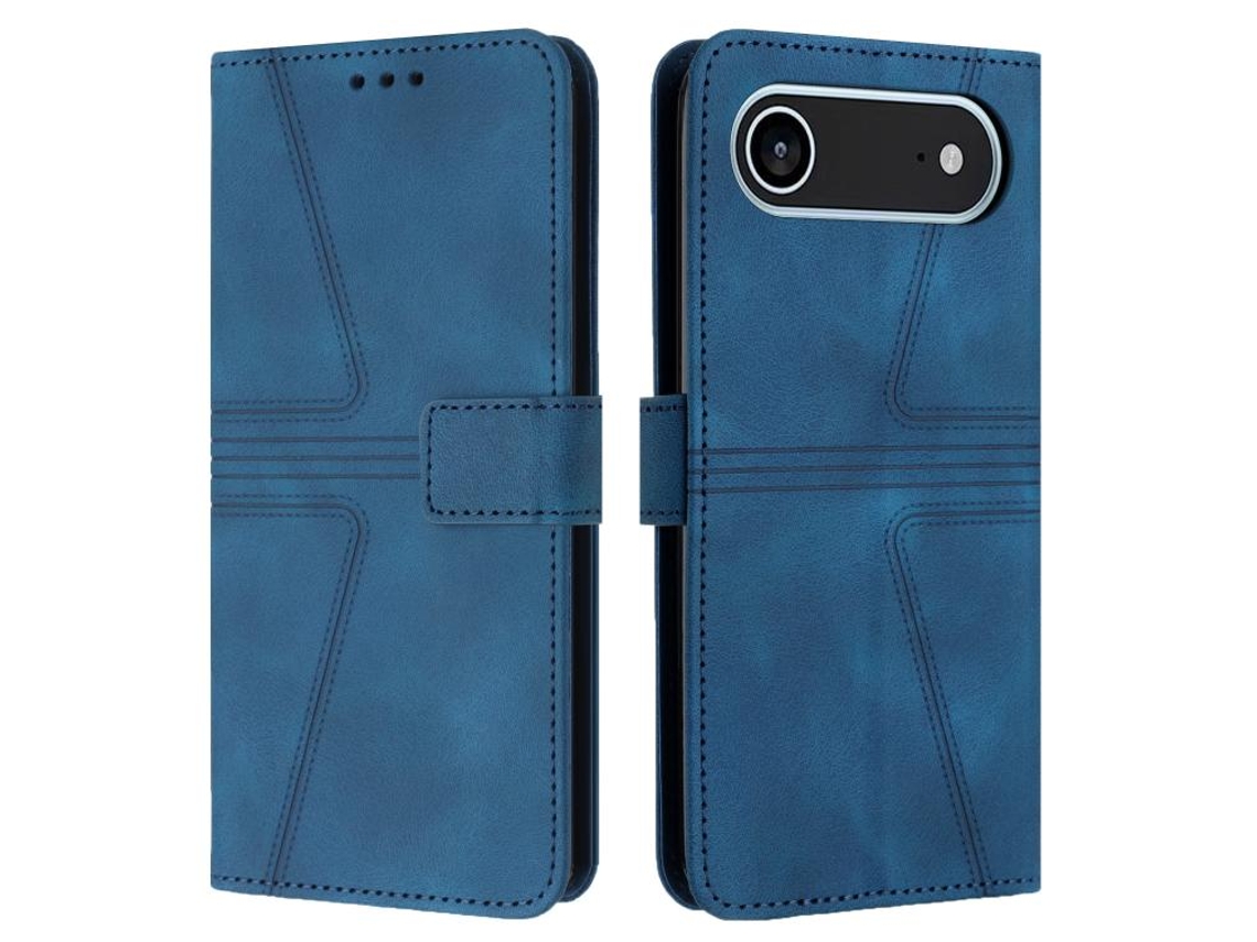 Capa De Couro Para Iphone Air - Triangular - Cor Sólida