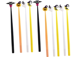 Sewacc Conjunto De 10 Canetas Em Gel Pretas Com Formatos Divertidos
