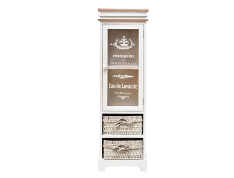 Vitrine REBECCA MOBILI Lavanda Branco 102X32X27 Cm