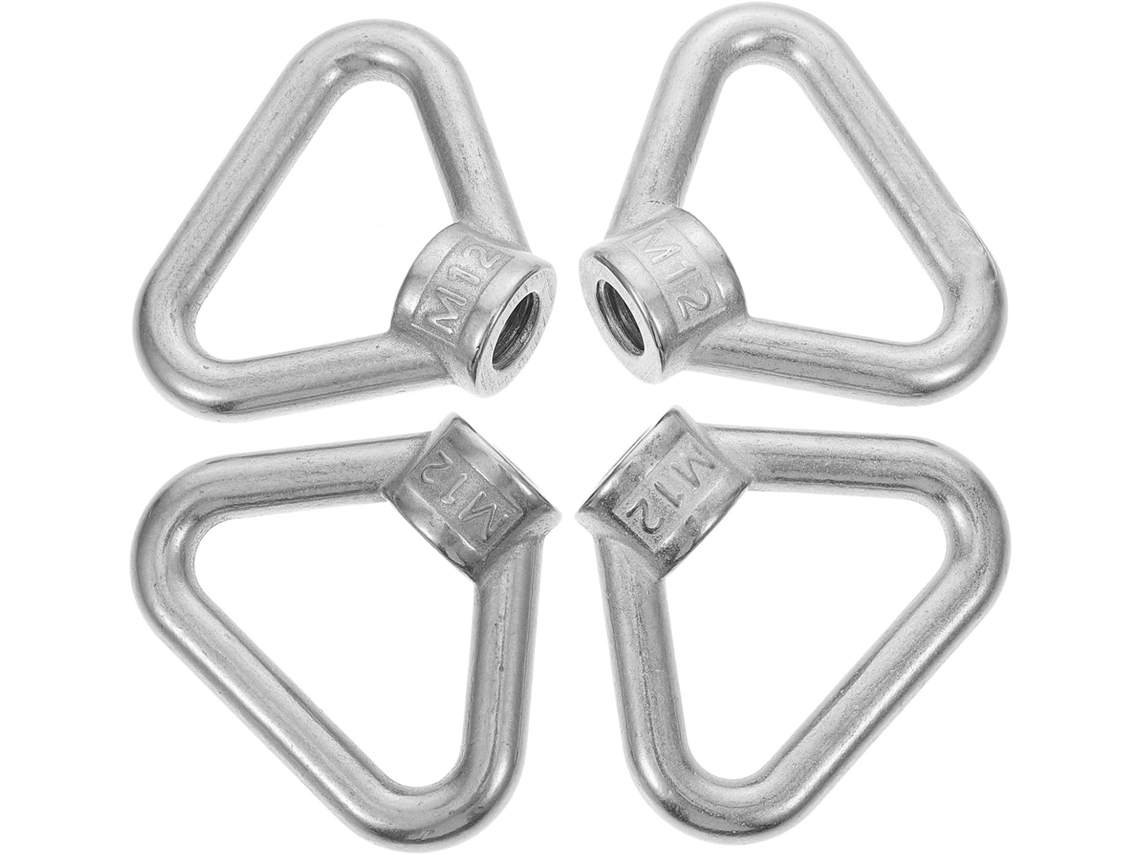Conjunto De 4 Porcas Olhal, Resistentes À, Em Aço Inoxidável 304