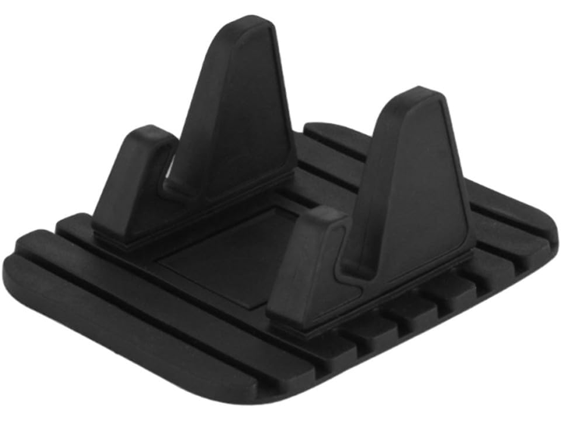 Suporte De Celular De Silicone Com Gancho Para Painel Preto