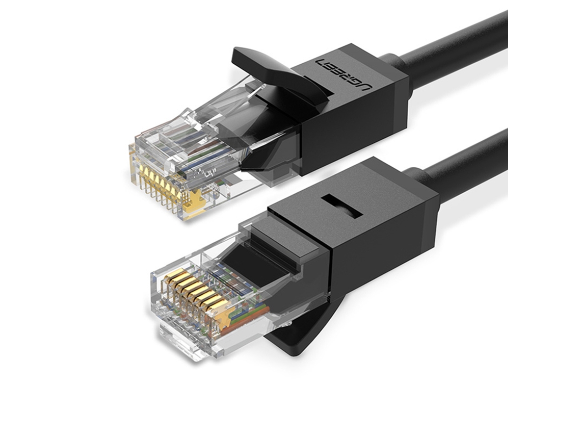 Cabo Ethernet High Speed Network Ugreen Preto