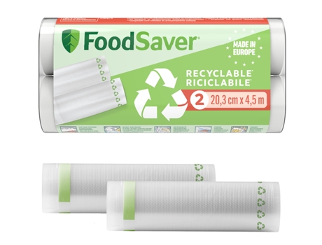 2 ROLOS PEQUENOS FOODSAVER FSRE2002X-01