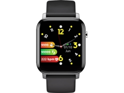 Relógio Desportivo LEOTEC Multisport Cool Azul (Bluetooth - Oxímetro - Preto)