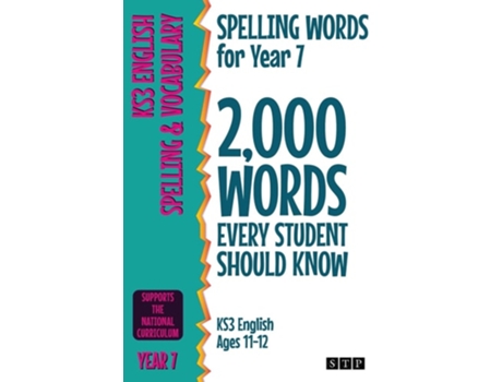 Livro Spelling Words For Year 7 De Stp Books (inglês)