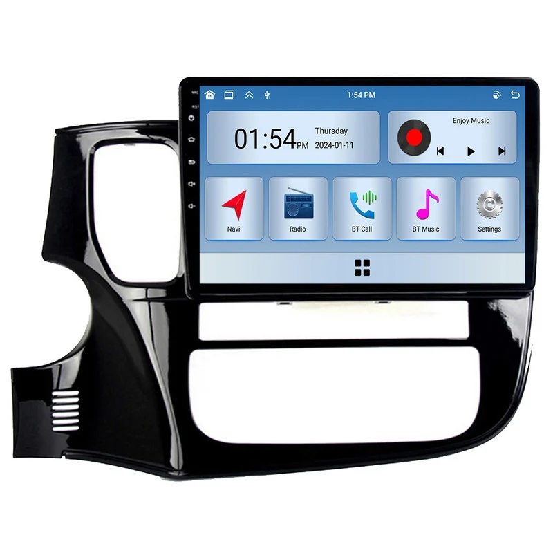Autorrádio Multimédia Szsmart 6gb Ram 128gb Rom Carplay Para Mitsubishi Outlander 3 Gf0w Gg0w 2012 2018 Carro Rádio Bluetooth Gps