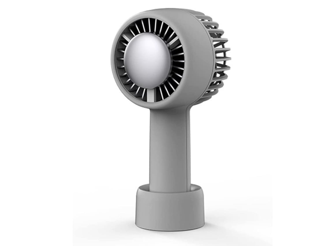 Ventilador Portátil Portátil Mini Ventilador Com Refrigeração Semicondutor Para Resfriamento Rápido Ventilador Recarregável Usb Cinza Lalamoli