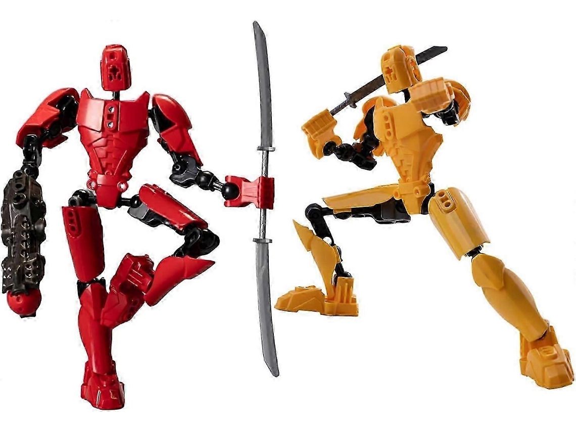Figura De Ação T13, Impressa Em 3d, Multijunta E Móvel, Decoraçãod 2pcs 1