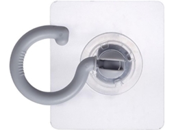 Cabide De Plástico Adesivo Sem Emendas, Prático E Elegante Para Armários De Sala Estar Dormitórios, Cinza