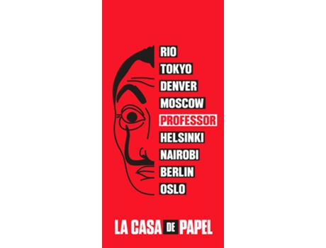 Toalha de Praia LA CASA DE PAPEL Robber Gang (Vermelho)