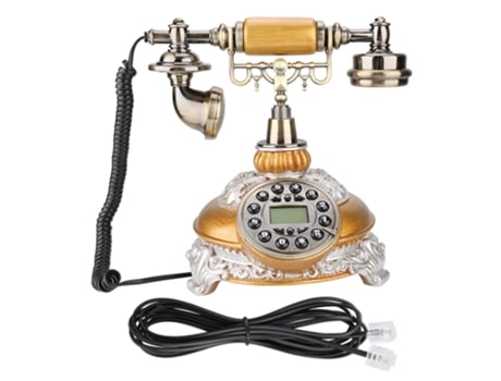 Telefone Fixo Retro Ms 8327b Para Casa E Escritório, Estilo Europeu Jillioper