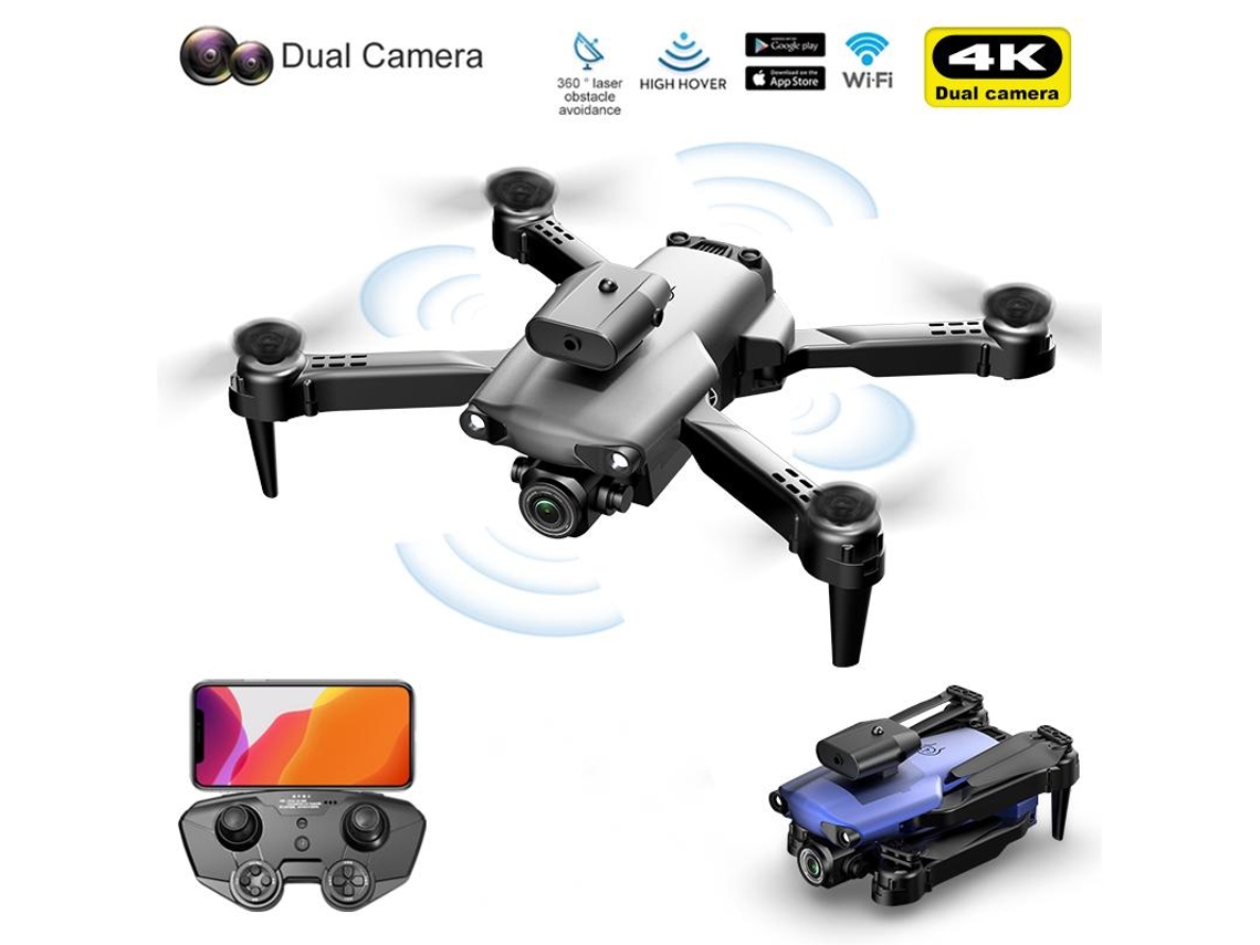Mini Drone com Câmera 4K Hd Desvio de Obstáculos em 360Duração Da Bateria: 15 Min Cinza