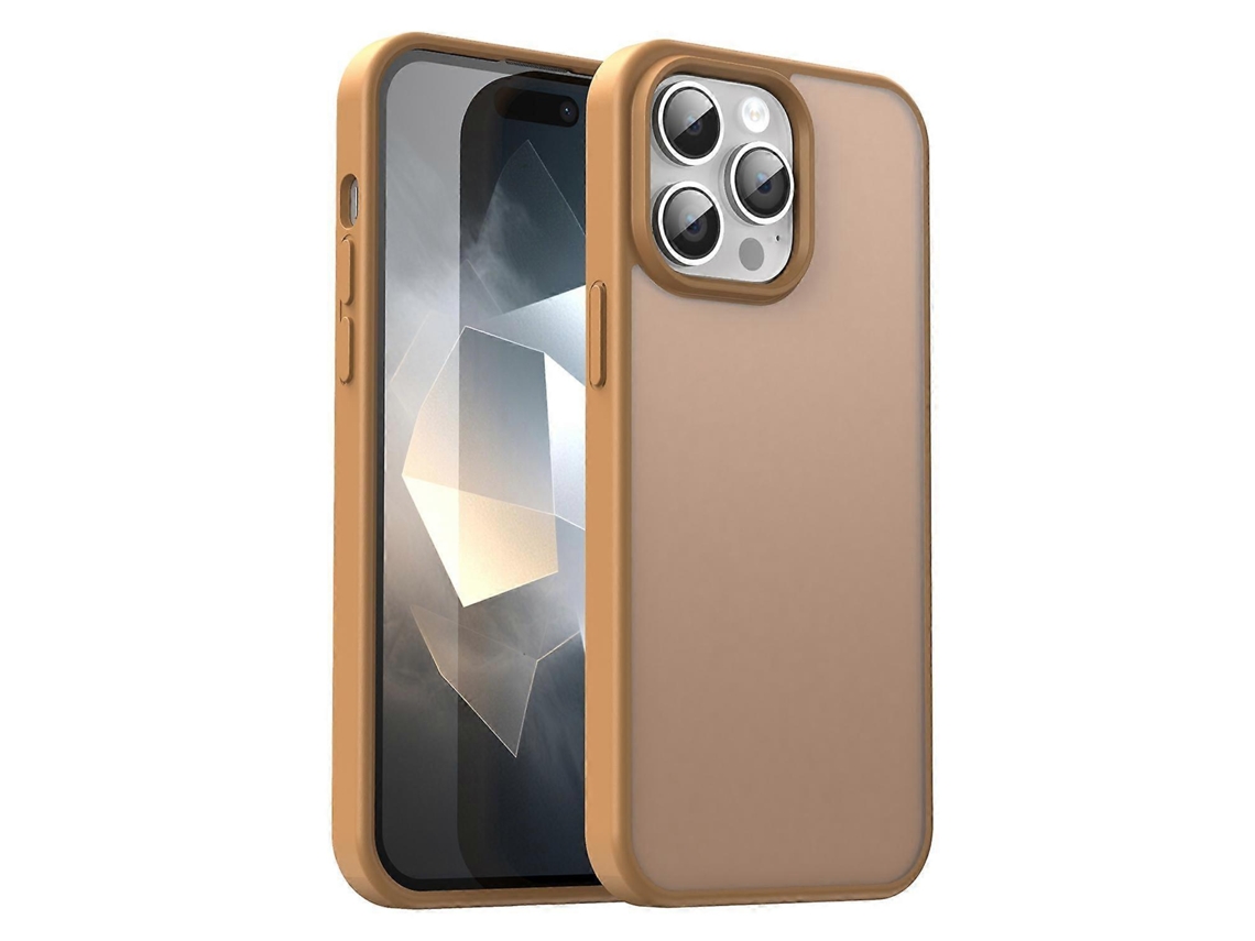 Capa Para Celular Híbrida De Tpu Translúcida Fosca Série Fanying