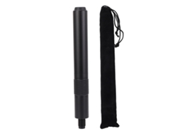 Extensor Telescópico de Taco de Bilhar em Alumínio 24cm 34cm com Protetor de Borracha S/MARCA