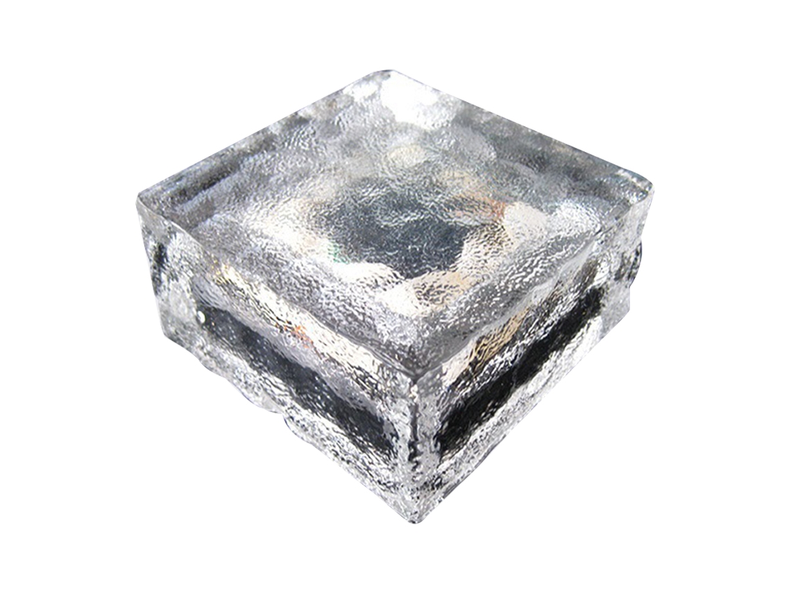 Lámpara Solar De Exterior Cristal Cubo De Hielo Cálido, Lámpara Solar La Brilvibera
