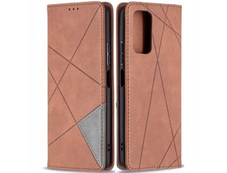Capa Zaps Origami Case Para Xiaomi Redmi Note 10 Pro Marrom