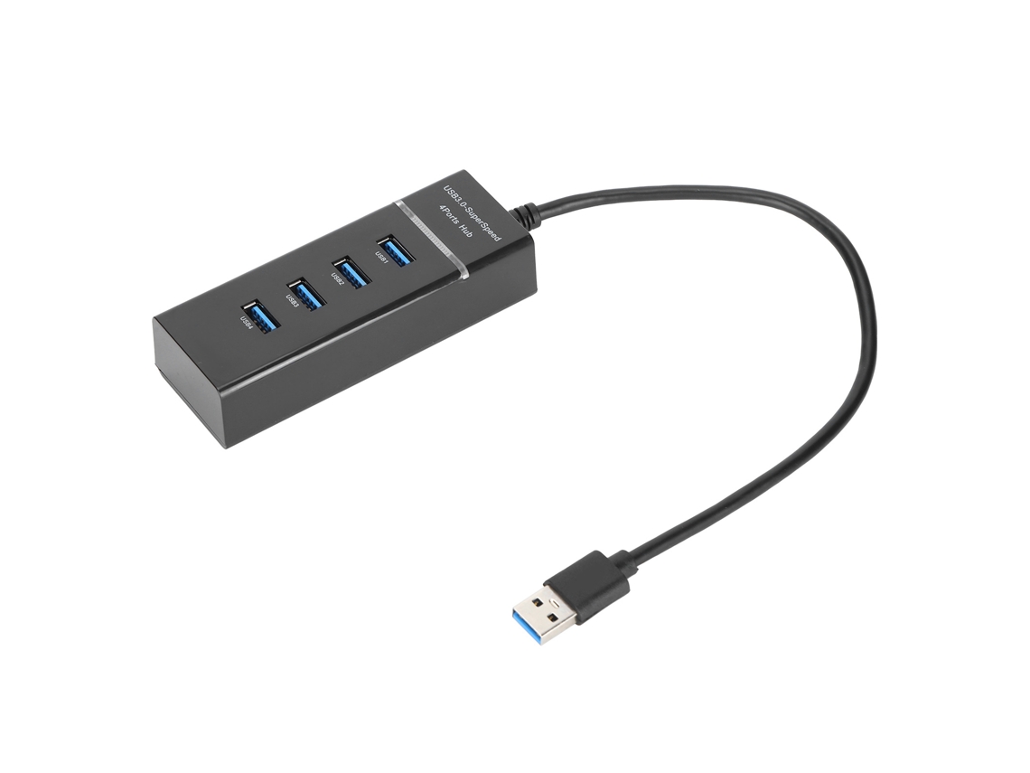Aetheria usb 3.0 Hub 4 Portas Alta Velocidade Plug And Play Slim Leve Compatível Windows/os X/linux