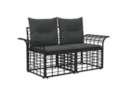 Maison Exclusive - Conjunto De Sofás Para Exterior 13 Pcs Preto E Cinza Escuro