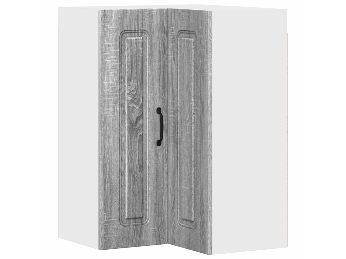 Conjunto 1 Armário De Cozinha Vidaxl Cinzento Derivados De Madeira (57 X 57 X 80 Cm)