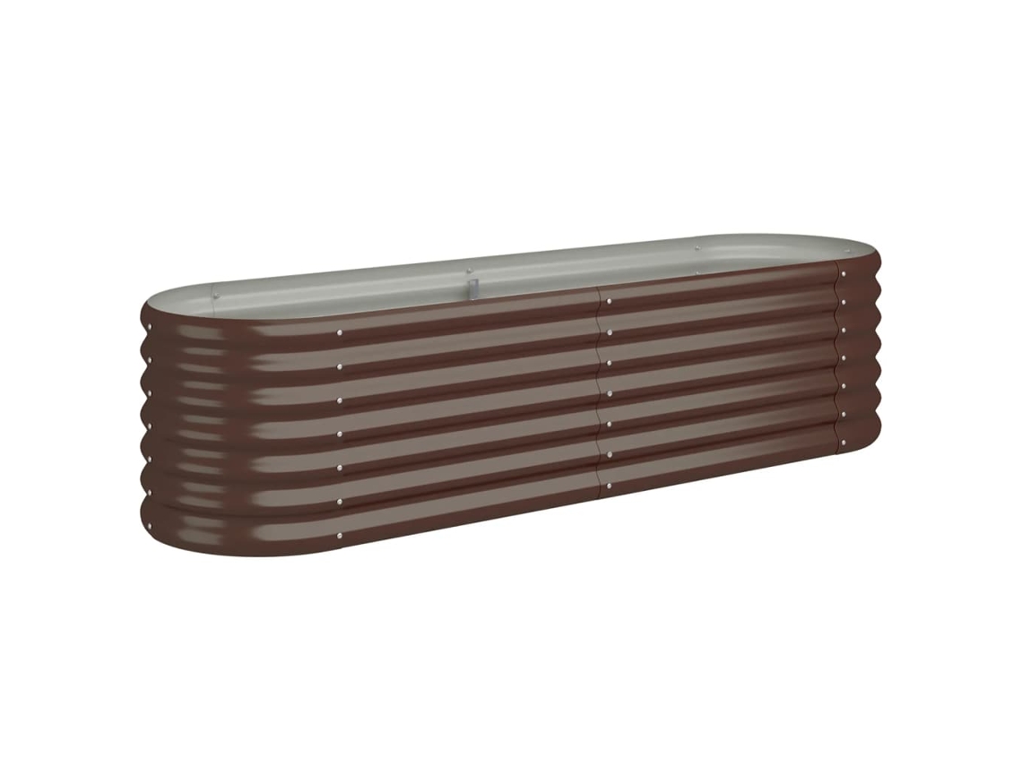 Garden Raised Bed, Garden Raised Beds Vidaxl Marrom Aço (152 X 40 X 36 Cm)