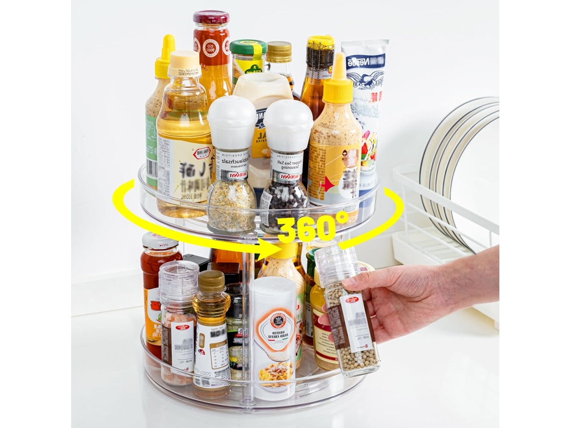 Organizador De Temperos 23cm Rotativo Cozinha