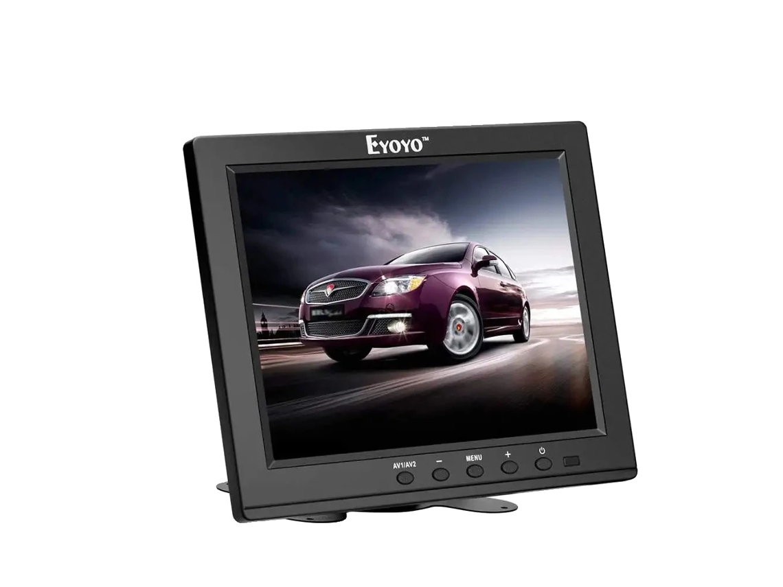 Monitor De Câmera De Segurança, Tela Lcd De 8 Polegadas, Entradas Hdmi Vga Bnc Av, 8-polegadas 1024x768