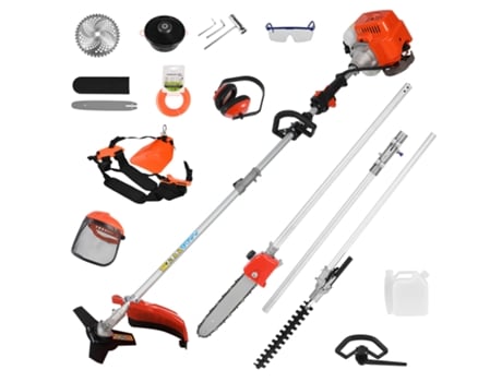 Aparador De Relva A Gasolina Flasidu 2 Tempos 52cc 2.3kw 8000r/min 9500r/min 1.2l 180×35cm Monocilíndrico Arrefecido A Ar A Gasolina