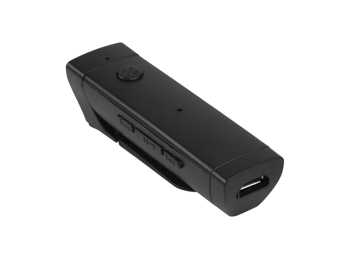 Receptor de lapela Bluetooth (reprodução de música, adaptador para fone de ouvido)