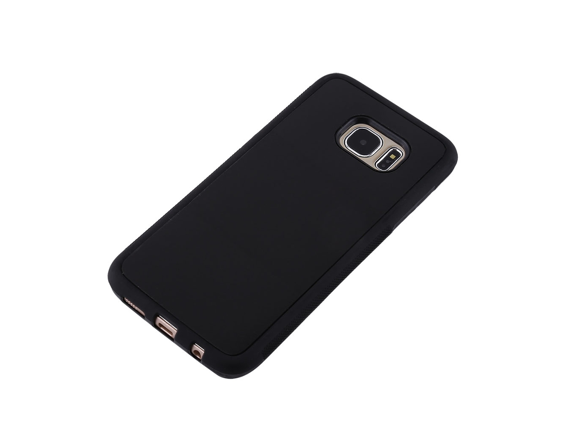 Capa para Samsung S7 Edge Preto com Selfie Nano Adsorção EOOCOO