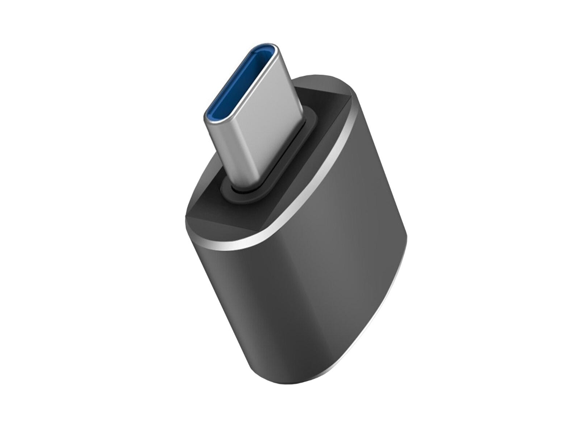 Adaptador Usb-A para Usb-C 3 Cm Preto