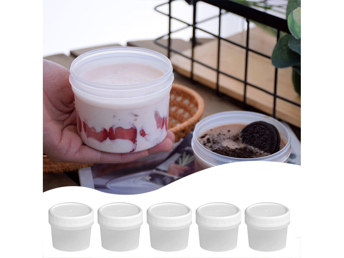 Conjunto 5 Copos De Vidro Para Pudim E Gelado 160ml - Taças De Degustação Para Sobremesas E Presente