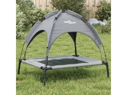 Vidaxl Cama Com Toldo Tecido Oxford E Aço Antracite