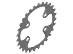 Anel de Corrente Deore M6000 Preto 24Tshimano