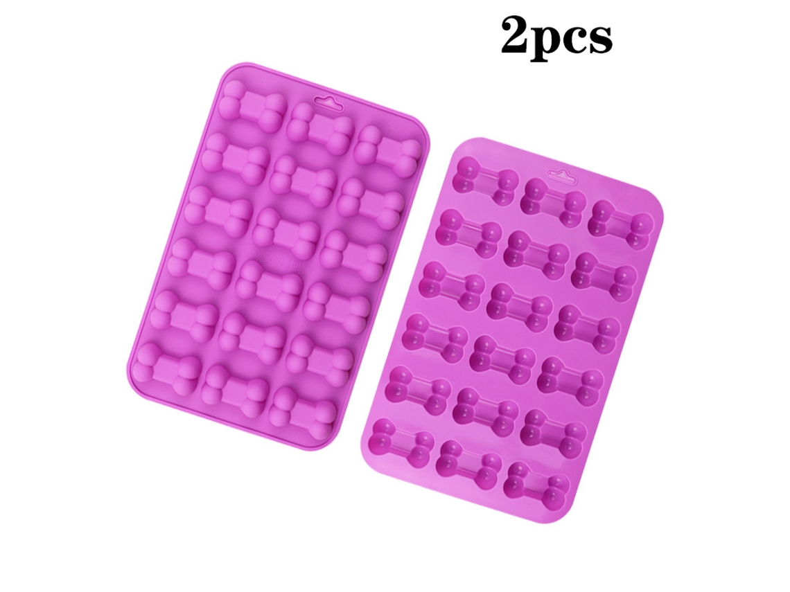 Formas De Silicone Para Assar Bolo De Praliné Com Tema De Cachorro, Para Mini Cubos De Gelo E Sabonetes.