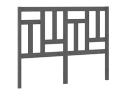 Cabeceira de Cama MAISON EXCLUSIVE em Pinho Maciço Cinzento (125,5x4x100 cm)