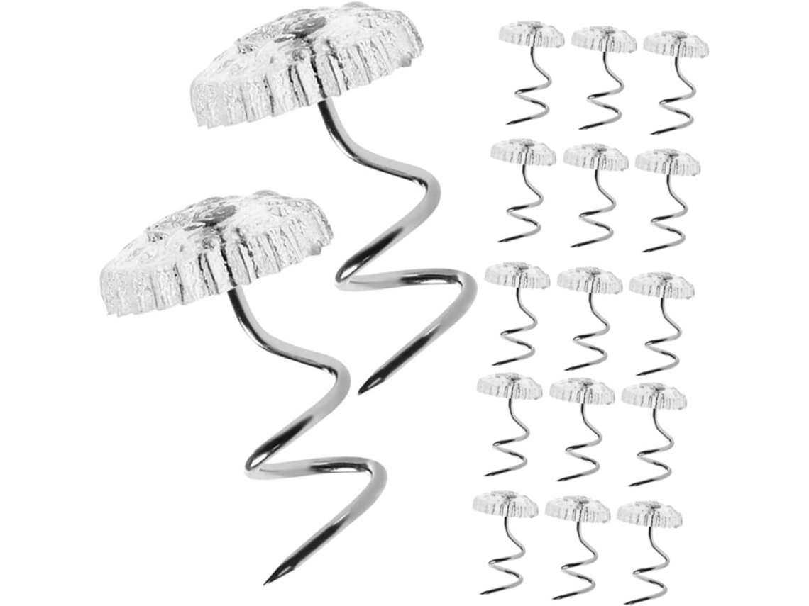 Cabilock Conjunto De 100-tachas Espirais Aço Inoxidável Para Estofamento