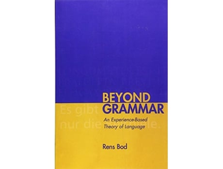 Livro Beyond Grammar de Rens Bod (Inglês)