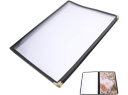 Pasta Cardápio Em Pvc, Estilo Caderno, Design Criativo E Cantos Arredondados Cozinha, Capa Transparente De