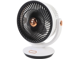 Ventilador De Mesa Portátil 5w Com Luz Noturna, Alimentado Por