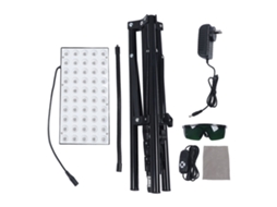 2026 lâmpada Led Infrarrova 660nm 850nm com Base Ajustável e Controlador com Fio para Alívio Muscular em Casa