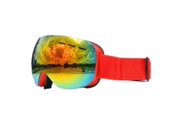 Gafas De Esquí Unisex Com Lentes Intercambiáveis, Design Otg E Proteção Uv400 Marco Rojo Pieza Roja