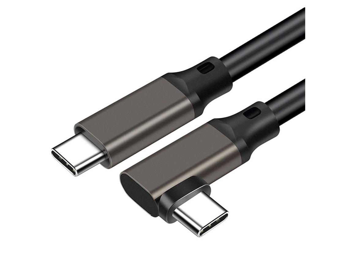 Cabo Vr Angulado, Cabo De Dados Tipo C, Revestimento Em Alumínio, Projeção Em Tela 4k, Usb 3.2, Cabo Para Jogos Oculus Quest 2 Brilvibera