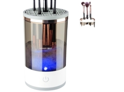 Limpador Elétrico Automático De Pincéis De Maquiagem Limpeza Rápida E Eficaz Para Todos Os Tamanhos De Pincéis Slowmoose