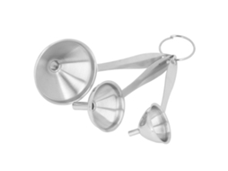 Funnels Pequenos Inox LAXISCREED 3pcs para Óleos Essenciais